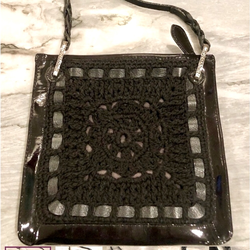 BRIGHTON Dawn crochet slim shoulder bag. Excellent condition.